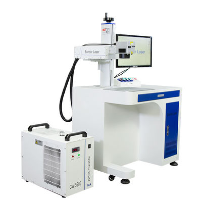 3W 5W Sundor UV Laser Marking Machine For Glass Sunglasses Bottle