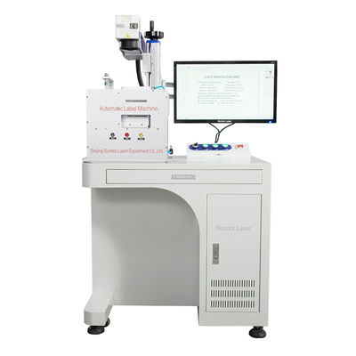 Raycus 3D Dynamic Fiber Laser Marking Machine Sundor 60W Printing Machine For Metal