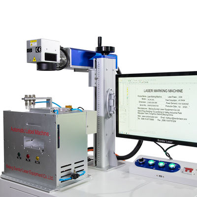 Raycus 3D Dynamic Fiber Laser Marking Machine Sundor 60W Printing Machine For Metal