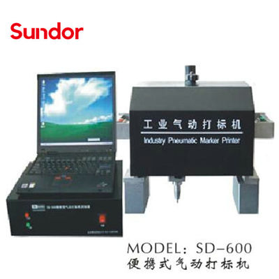 300W Vin Number Pneumatic Marking Machine Metal Nameplates Dot Peen Marking Machine