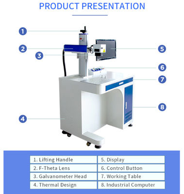Acrylic / Rubber Co2 Laser Marking Machine 50w