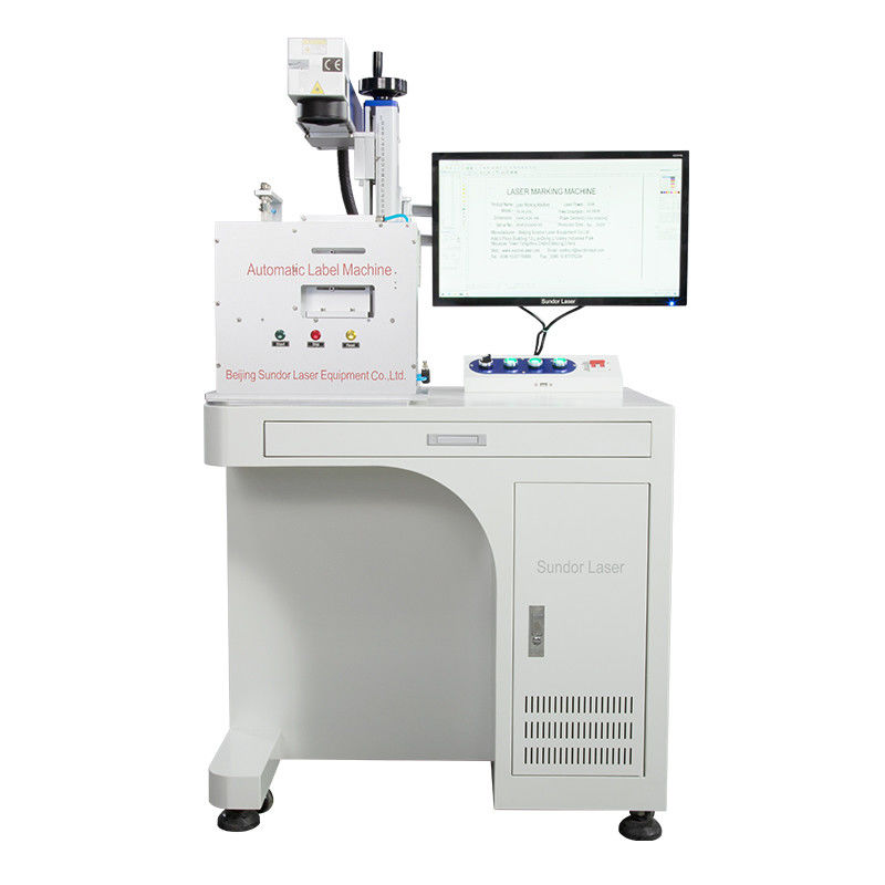 Raycus 3D Dynamic Fiber Laser Marking Machine Sundor 60W Printing Machine For Metal